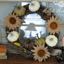 A New Wreath and Fall Decorating
