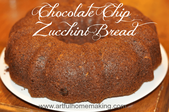 chocolate chip zucchini bread